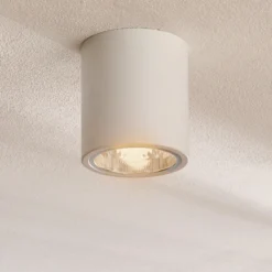 Downlight redondo en blanco, Ø 13,3 cm