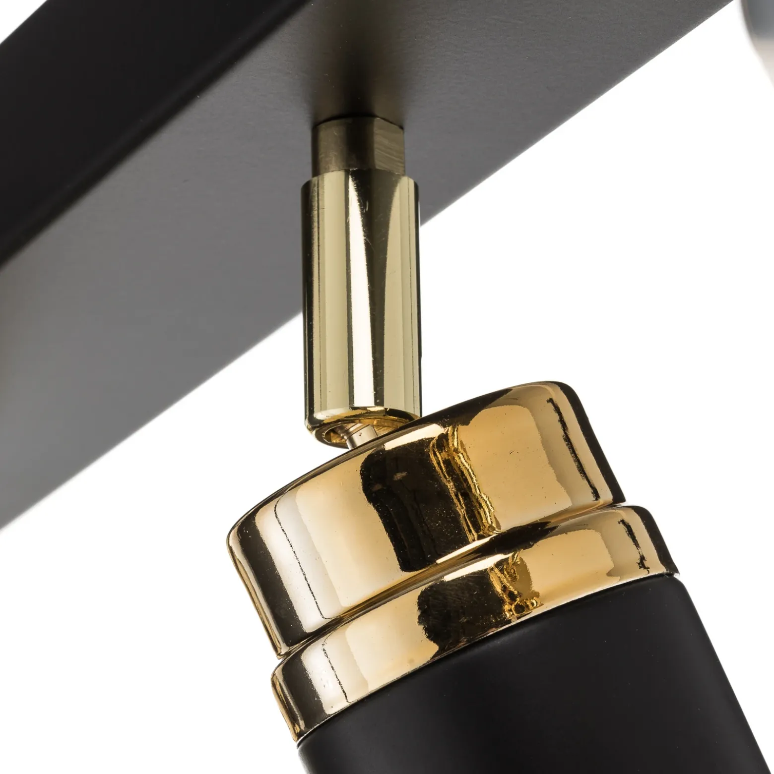 Downlight Reno, 6 luces, negro/dorado