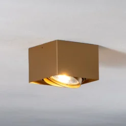 Downlight Riesta, dorado, 1 luz