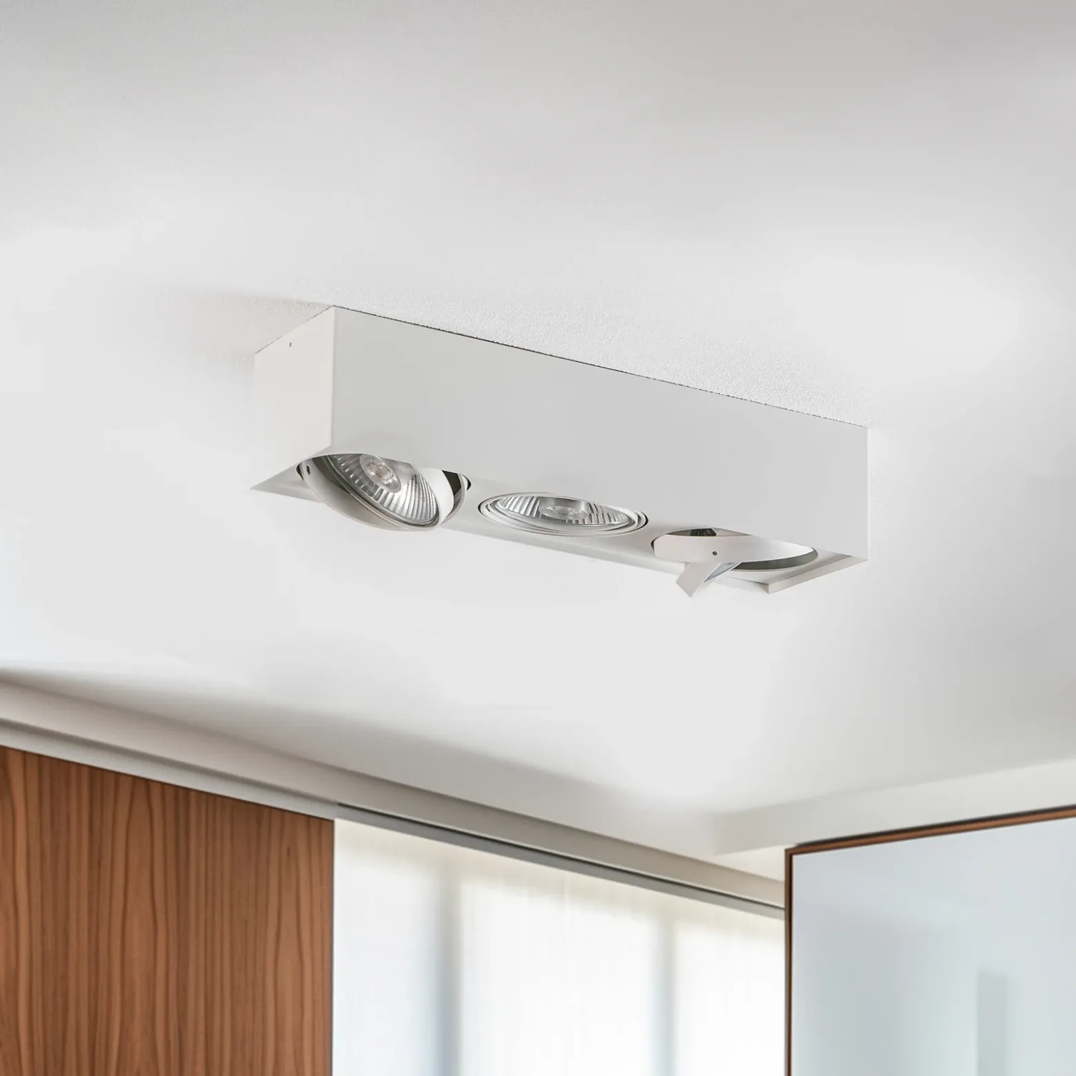 Downlight Ronda, 3 luces, blanco