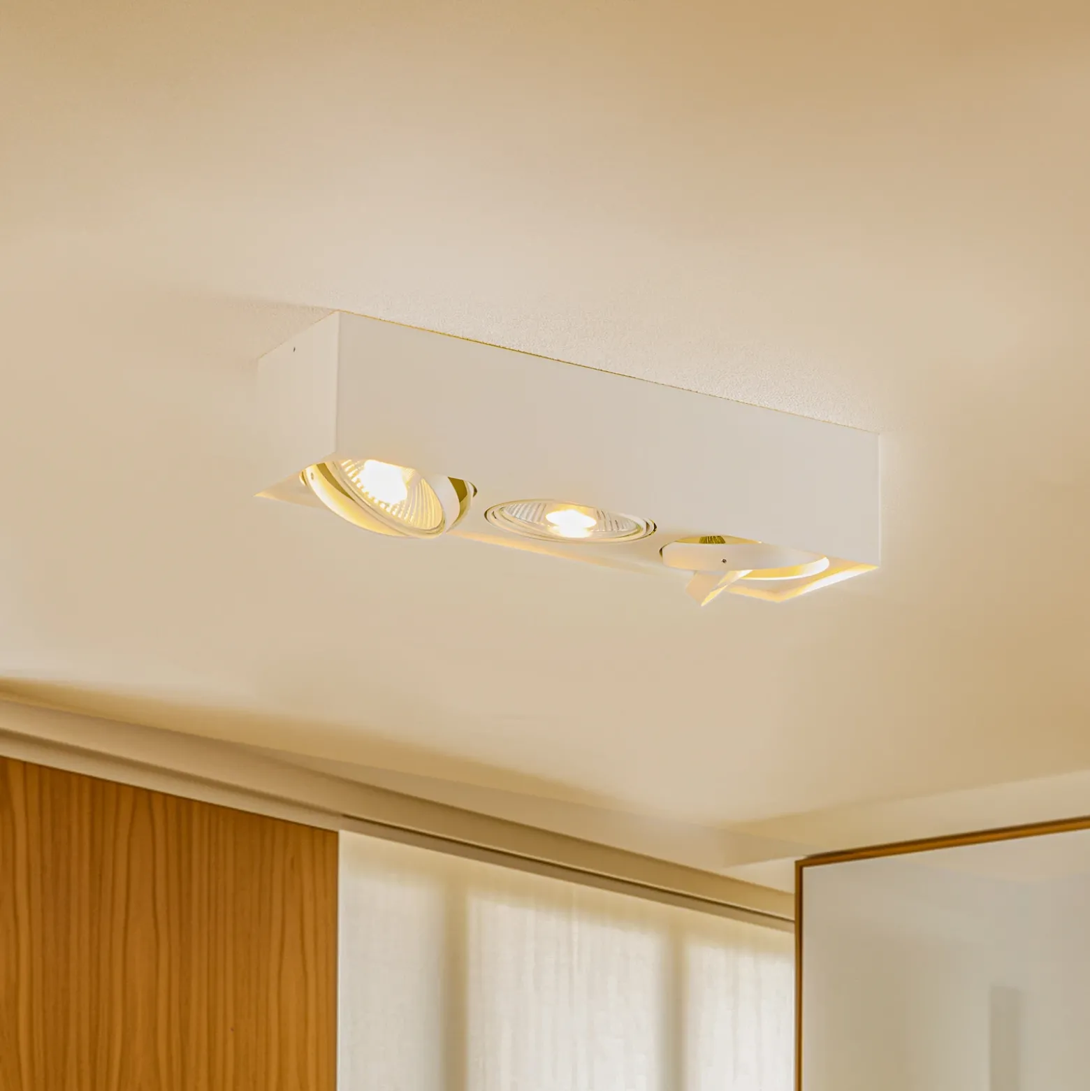 Downlight Ronda, 3 luces, blanco