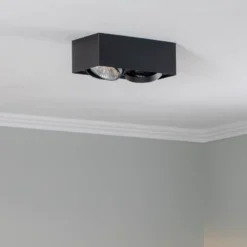 Downlight Ronda, 2 luces, negro