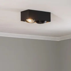 Downlight Ronda, 2 luces, negro