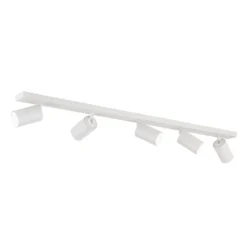 Downlight Sean, blanco, 5 luces, aluminio, GU10