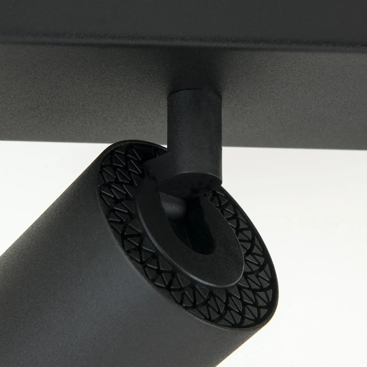 Downlight Sean, negro, 8 luces, acero, aluminio, GU10