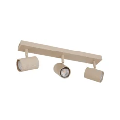 Downlights Lindby Kardis, beige, 3 luces, metal, GU10