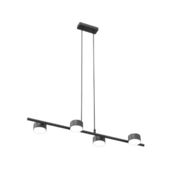 Downlight Sora, longitud 80 cm, metal, 4 luces.
