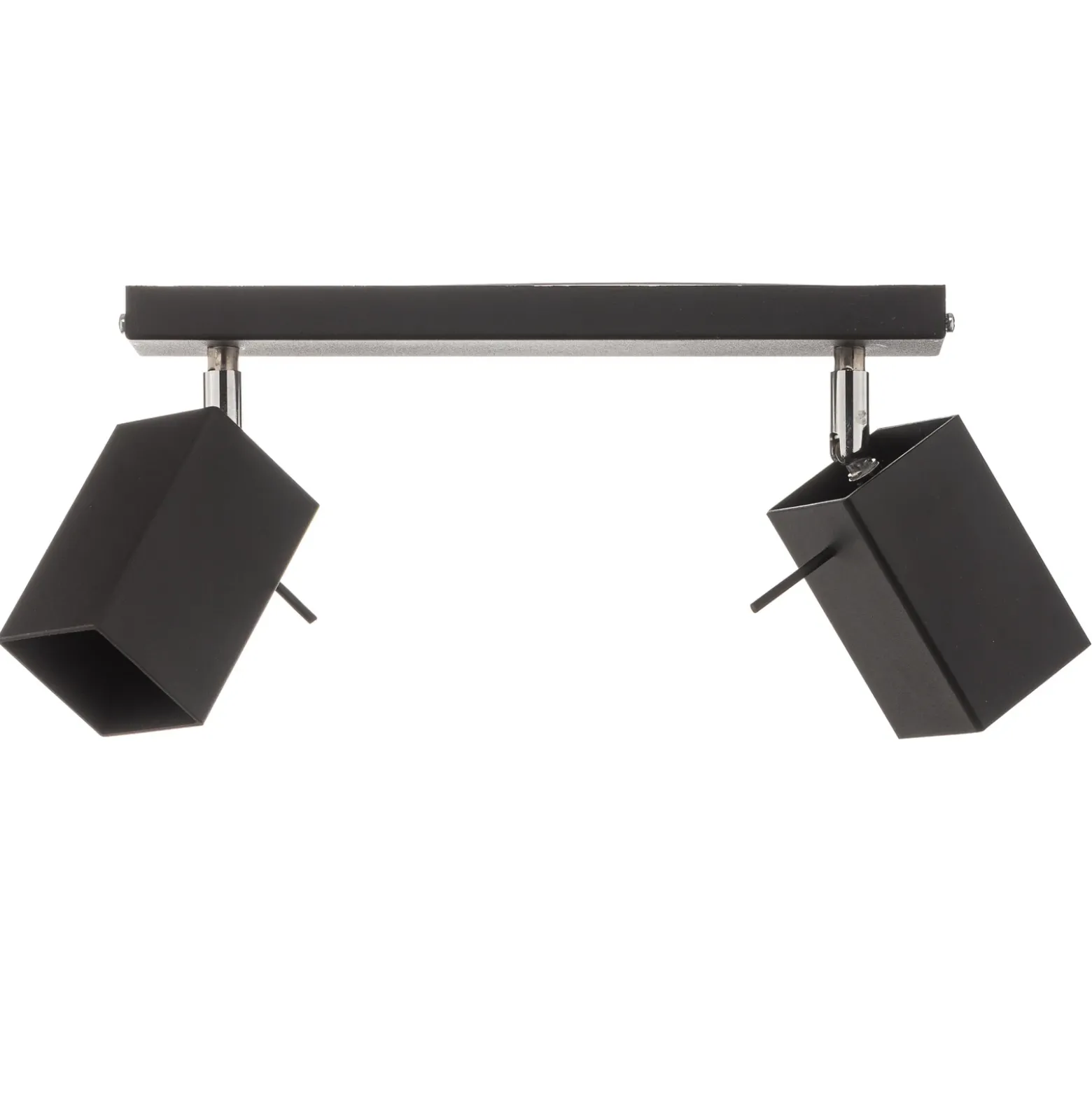 Downlight Square, negro, 2 luces
