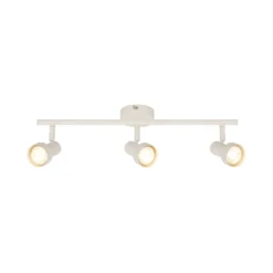 Downlight Tapp, blanco, longitud 48 cm, 3 luces, metal, GU10