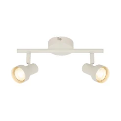 Downlight Tapp, blanco, longitud 28 cm, 2 luces, metal, GU10