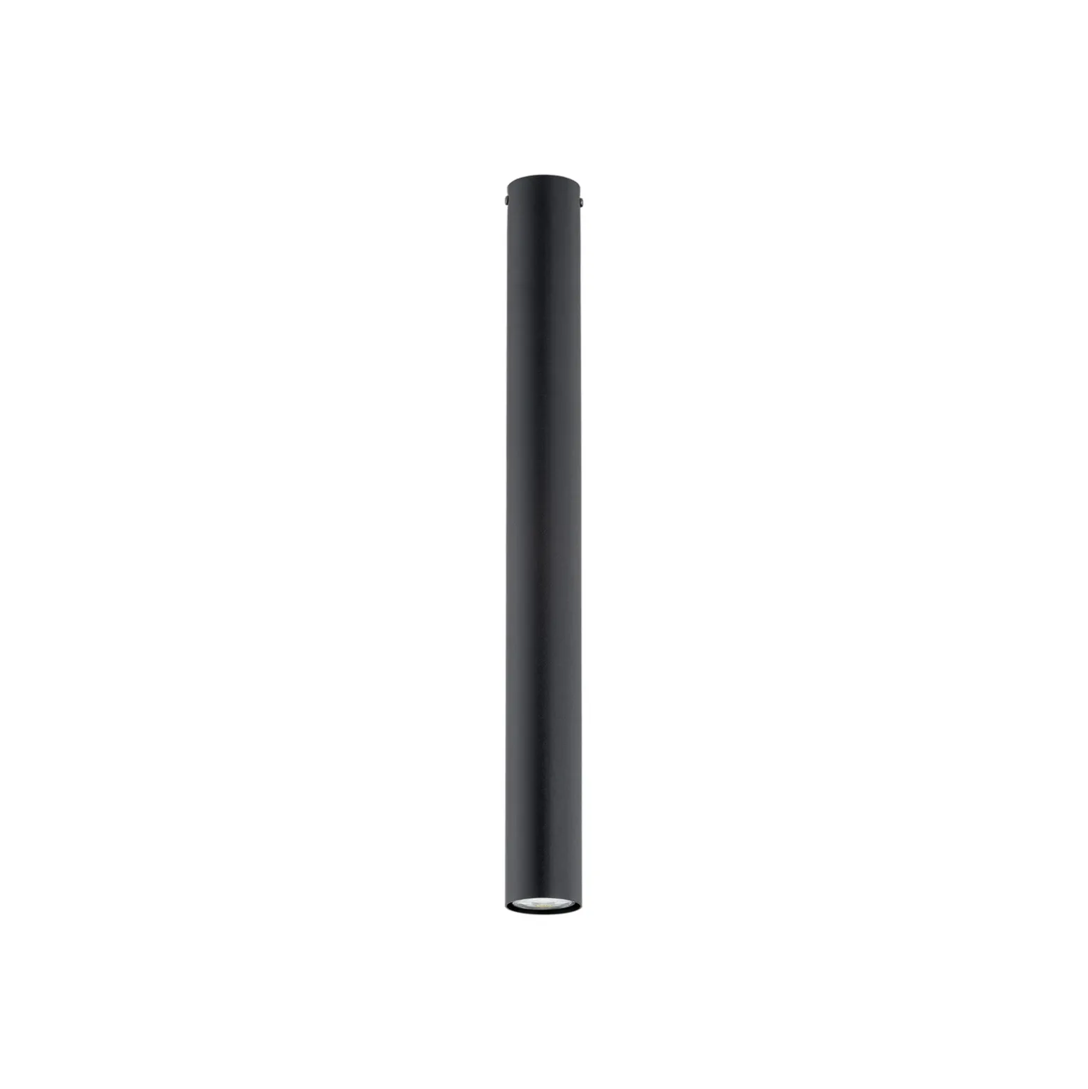 Downlight Tecno 1XL, acero, GU10, altura 60 cm, negro