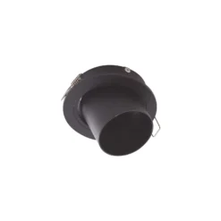 Downlight Thorid de Lindby, Ø 9 cm, negro, metal, GU10