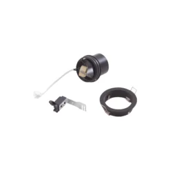 Downlight Thorid de Lindby, Ø 9 cm, negro, metal, GU10