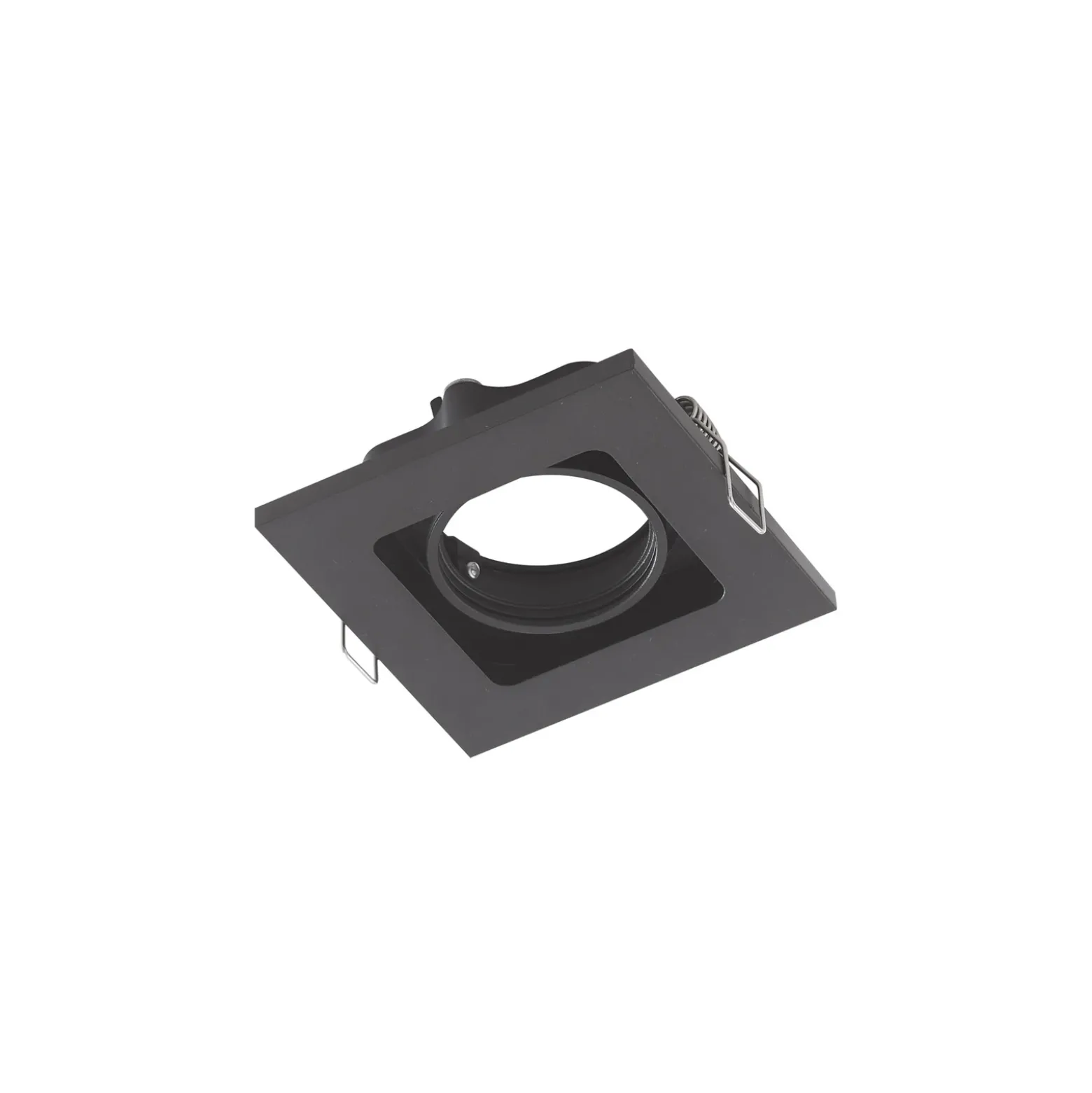Downlight Thorid de Lindby, negro, 10 x 10 cm, juego de 10, GU10
