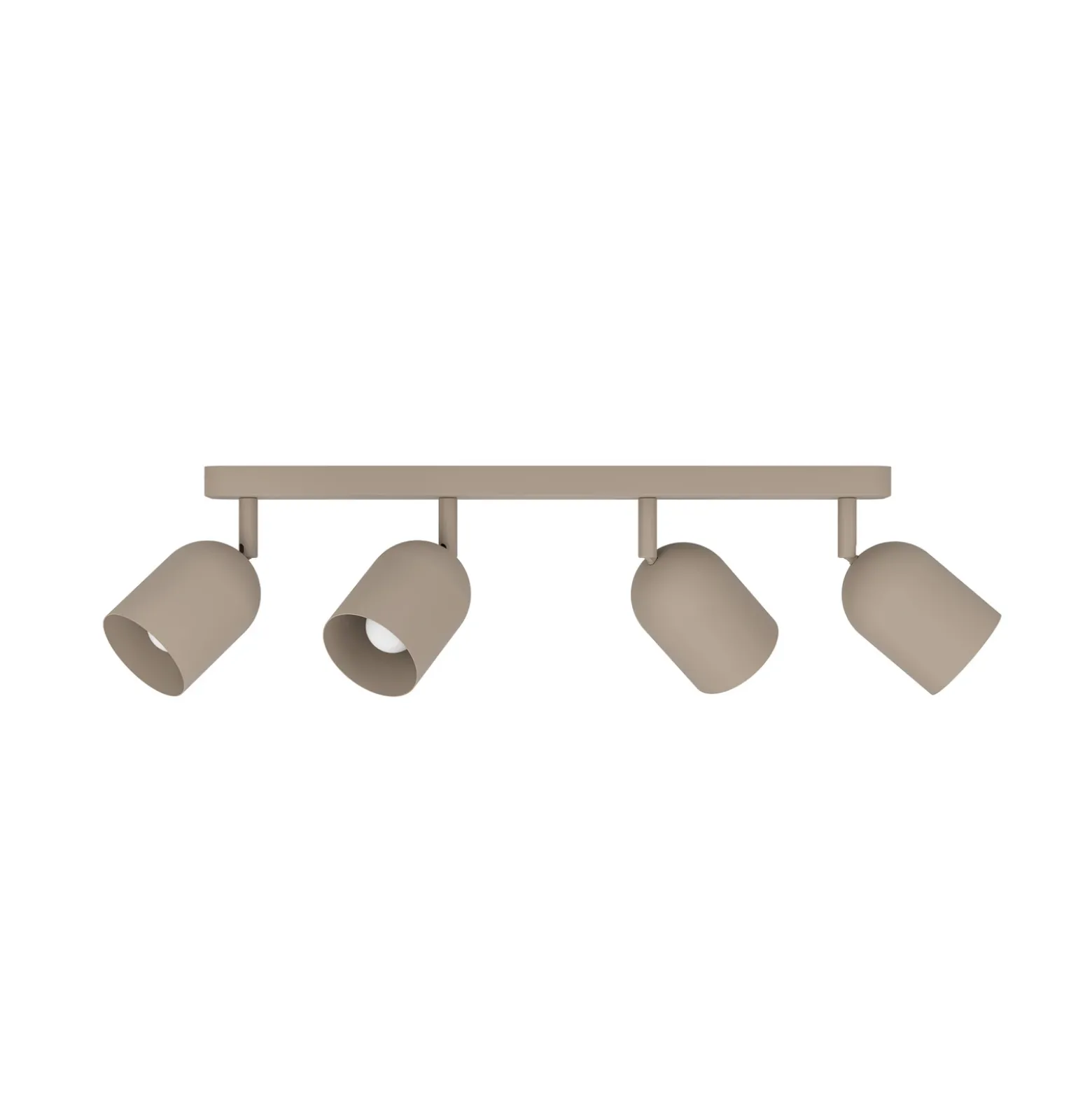 Downlight Tilston, beige, longitud 58 cm, 4 luces, acero