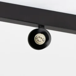 Downlight Top, negro, 83 cm, 4 luces, metal, GU10