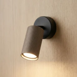Downlight Tune, 1 luz, marrón, metal, Ø 15 cm, GU10