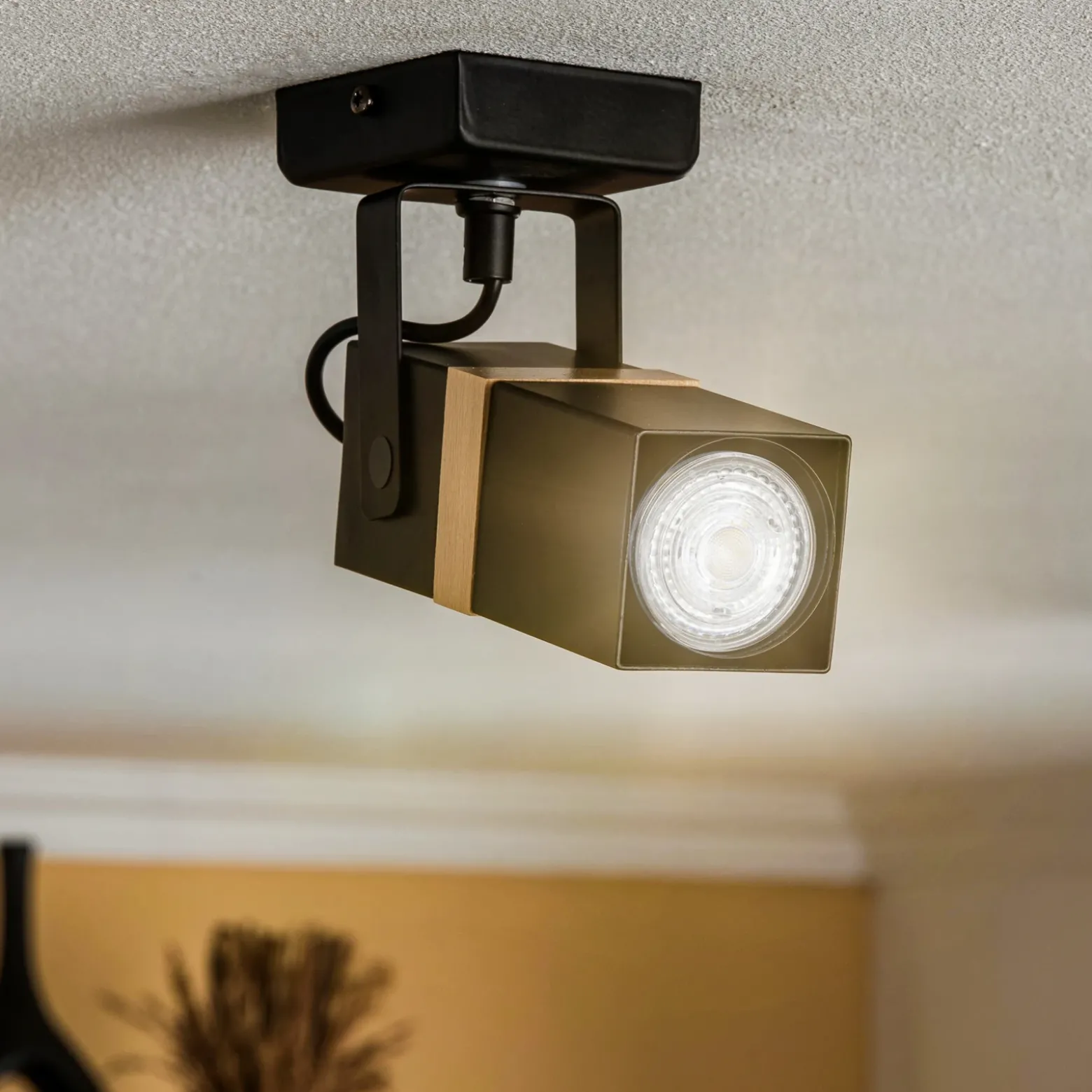 Downlight Vidar, negro, 1 luz