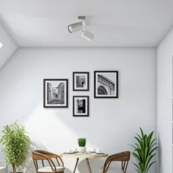 Downlight Zoom, 2 luces, blanco