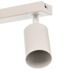 Downlight Zoom, 4 luces, blanco, metal, GU10