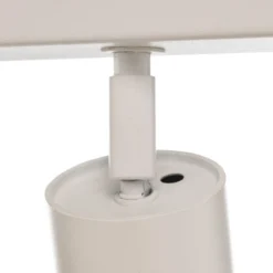 Downlight Zoom, 3 luces, blanco, metal, GU10
