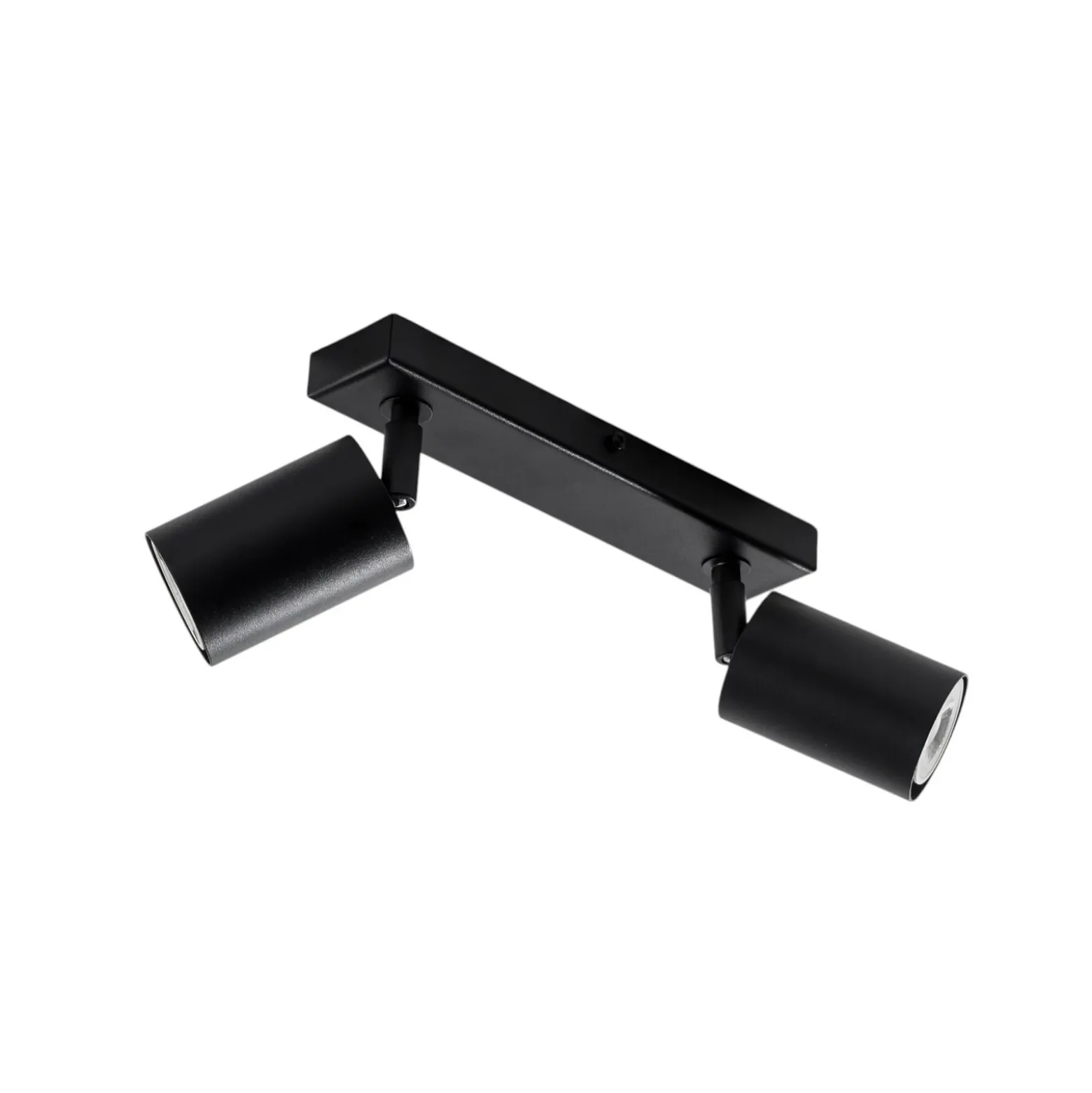 Downlight Zoom, 2 luces, negro