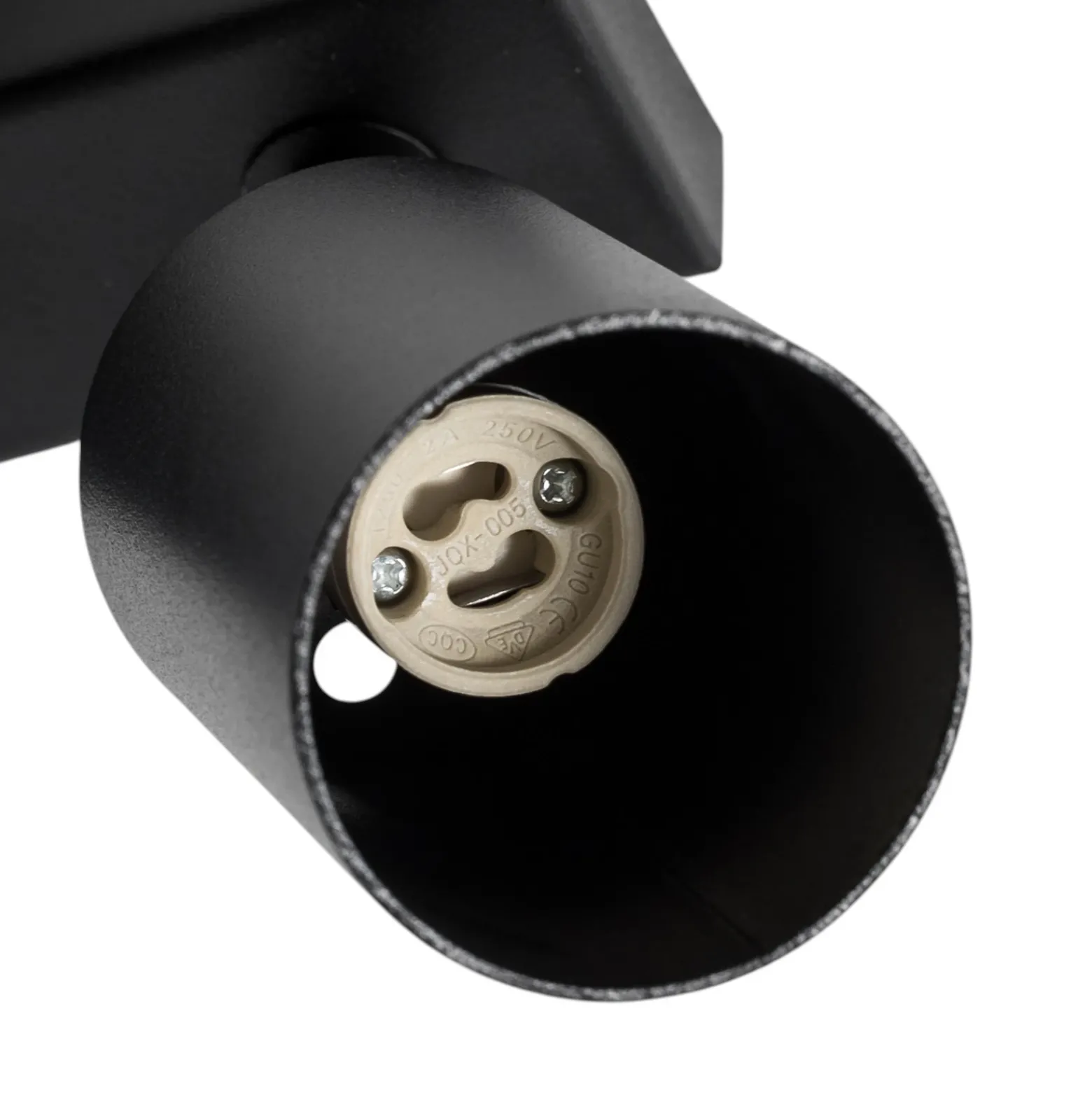 Downlight Zoom, 2 luces, negro
