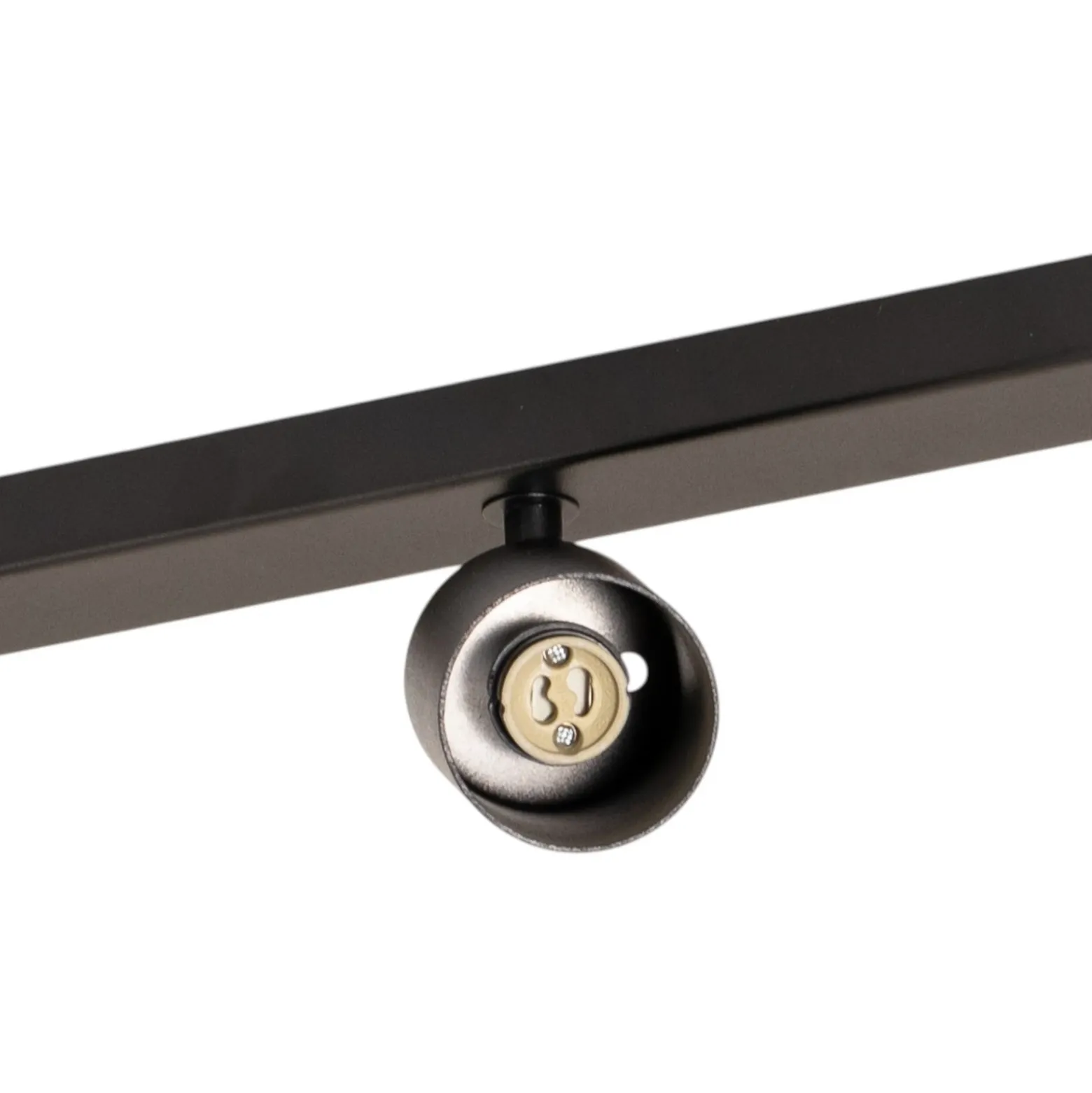 Downlight Zoom, 4 luces, negro