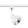 DUOline 780701 foco de riel, Ø 11 cm, blanco, 2 fases, GU10
