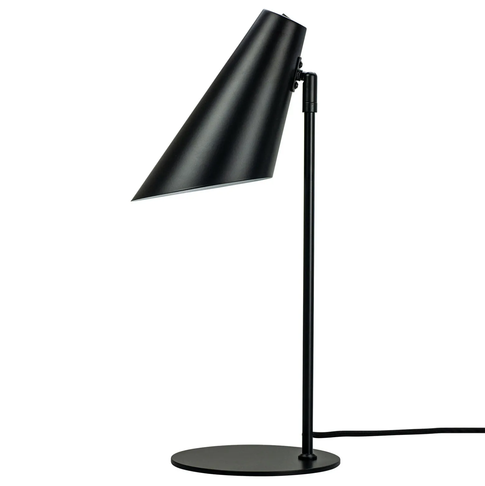 Dyberg Larsen Cale lámpara de mesa de metal negro