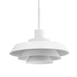 Dyberg Larsen DL30 lámpara colgante Ø 30 cm blanco
