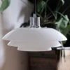Dyberg Larsen DL31 lámpara colgante vidrio cromo