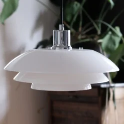 Dyberg Larsen DL31 lámpara colgante vidrio cromo
