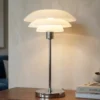 Dyberg Larsen DL31 lámpara de mesa vidrio cromo