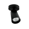 Dyberg Larsen downlight de techo Modern, negro, longitud 14 cm