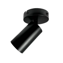 Dyberg Larsen downlight de techo Modern, negro, longitud 14 cm