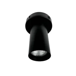 Dyberg Larsen downlight de techo Modern, negro, longitud 14 cm