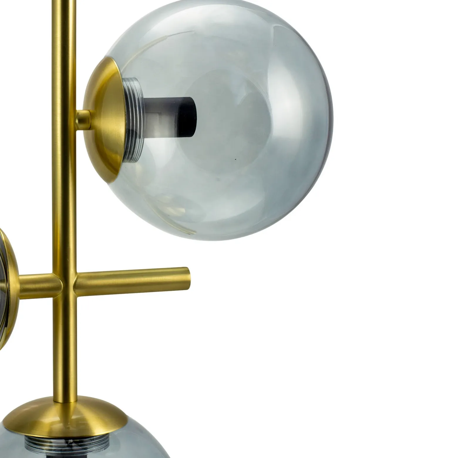 Dyberg Larsen Lámpara colgante Como, 3 luces, latón