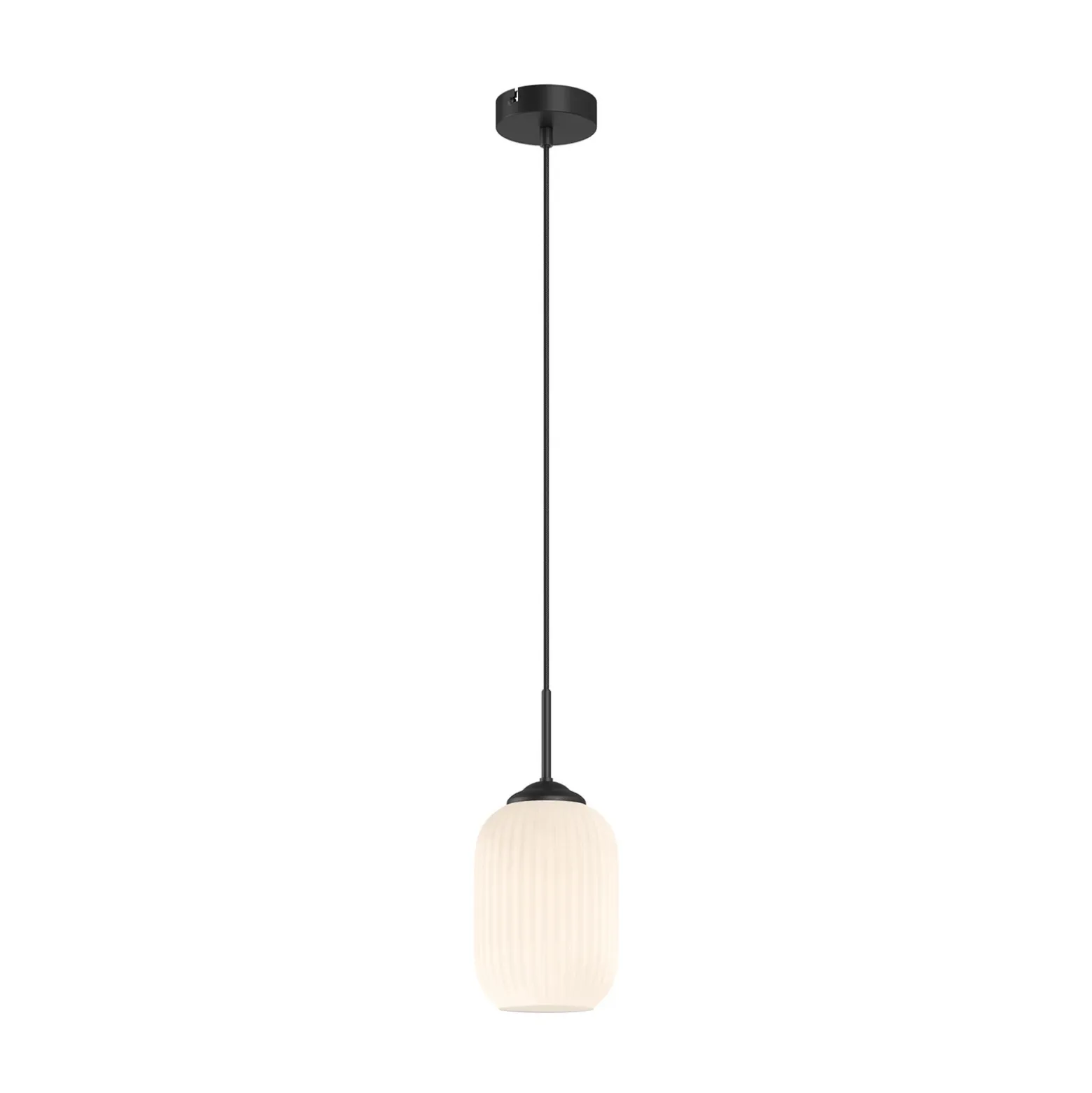 Dyberg LARSEN Lámpara colgante de cristal Riflet, Ø 14 cm