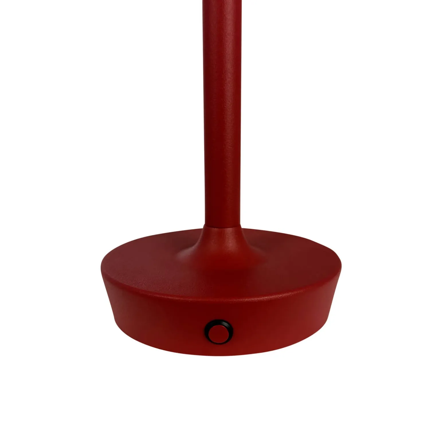 Dyberg Larsen Lámpara de mesa LED recargable Flow, roja, altura 25 cm