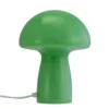 Dyberg Larsen Lámpara de mesa Mushroom, verde, altura 23 cm, cristal