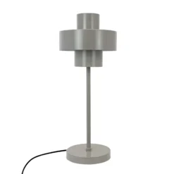 Dyberg Larsen lámpara de mesa Stoke, gris, altura 49,5 cm