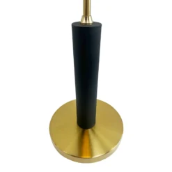 Dyberg Larsen Lámpara de pie LED recargable Yoyo, negra, altura 125 cm