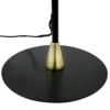 Dyberg Larsen Lámpara de pie Lilje, negro, altura 135 cm, 2 luces.