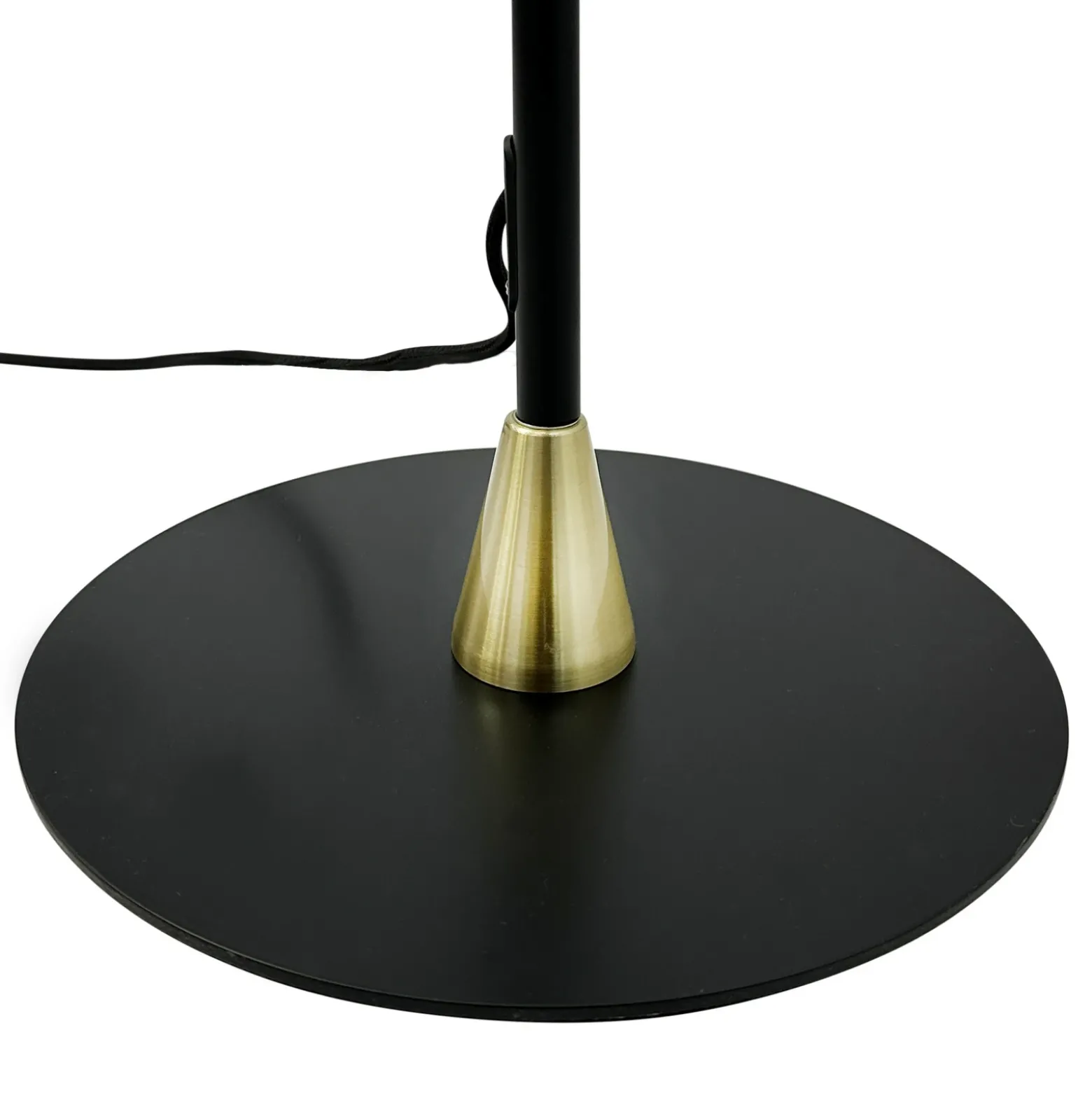 Dyberg Larsen Lámpara de pie Lilje, negro, altura 135 cm, 2 luces.