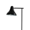 Dyberg Larsen lámpara de pie Tokyo, negra, altura 155 cm, metal