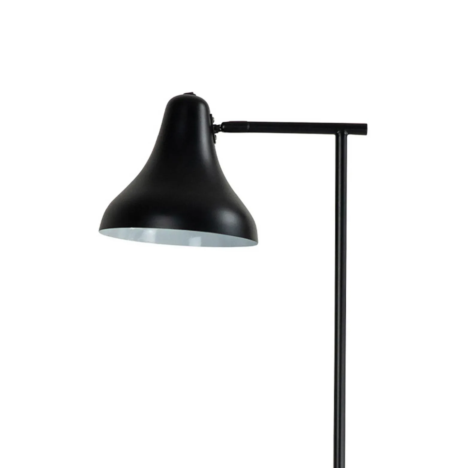 Dyberg Larsen lámpara de pie Tokyo, negra, altura 155 cm, metal