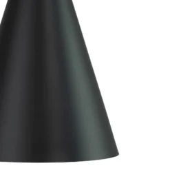Dyberg Larsen Miles lámpara colgante, negro, Ø 20 cm, metal