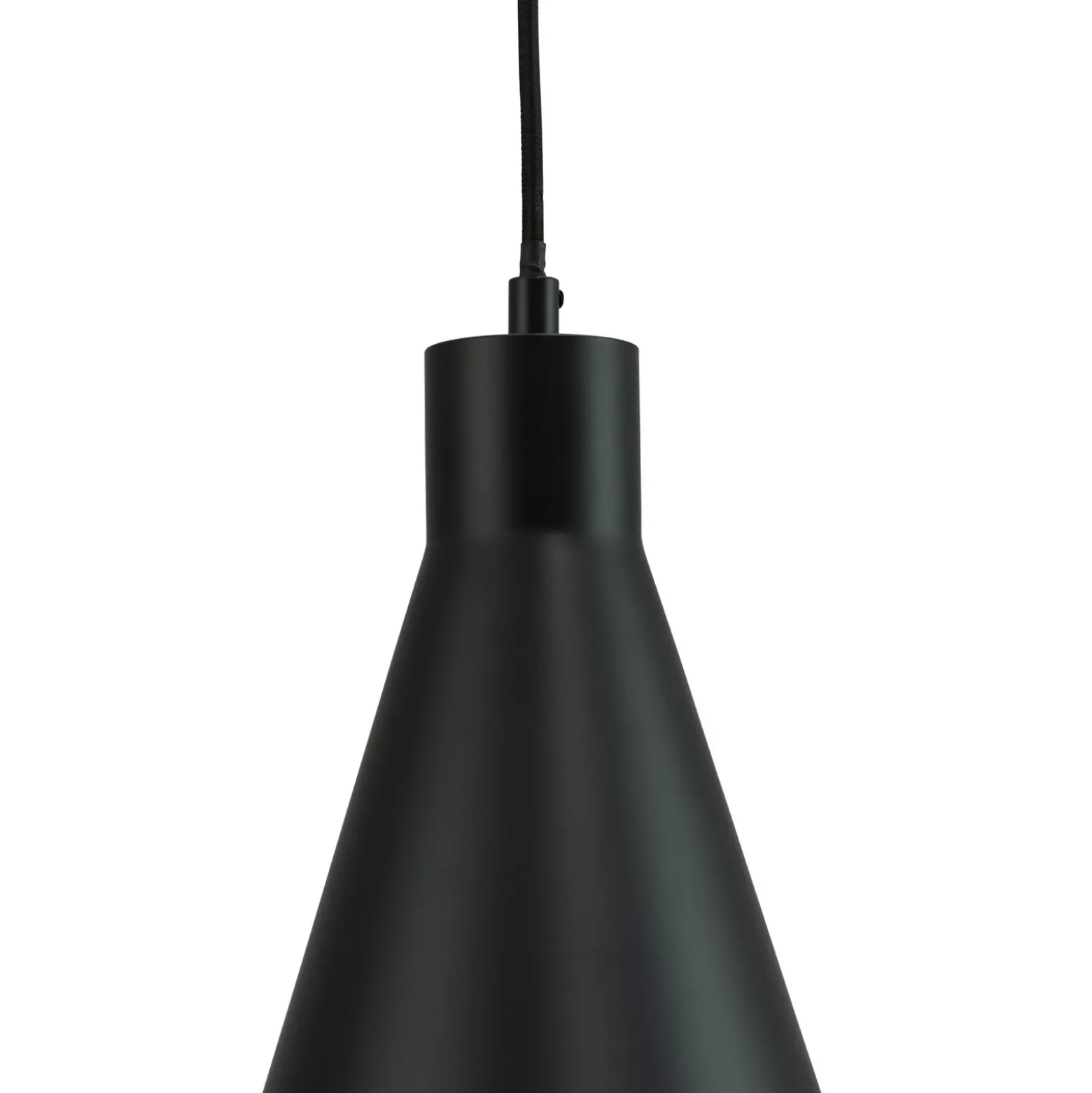 Dyberg Larsen Miles lámpara colgante, negro, Ø 20 cm, metal