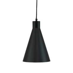 Dyberg Larsen Miles lámpara colgante, negro, Ø 20 cm, metal